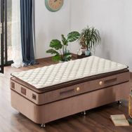 W.Cotton 90x190 CM Tek Kişilik Pedli Yatak Full Ortopedik Yaylı Yatak