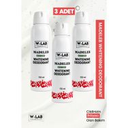 W-Lab Kozmetik Whitening Deodorant 3 lü Set