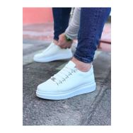 Wagoon Wg08 Beyaz Düz Erkek Casual Ayakkabı