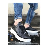 Wagoon WG505 Siyah Delikli Erkek Casual Ayakkabı