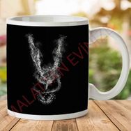 Wake Up Donnie Darko Frank Rabbit Smoke Baskılı Kupa
