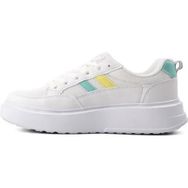 Walkway Deren-G Beyaz Sarı Yeşil Kadın Sneaker