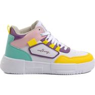 Walkway Nefertiti Beyaz Sarı Hi Unisex Sneaker