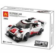 Wange 2883 Super Car Beyaz Spor Yarış Arabası
