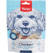 Wanpy 100 gr Oven Roasted Doğal Tavuk ve Morina Balık Sargılı Köpek Ödülü