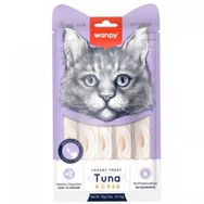 Wanpy 25x14 gr Krema Ton Balıklı ve Yengeçli Sıvı Kedi Ödülü