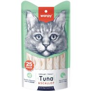 Wanpy 25x14 gr Ton Balıklı Deniz Taraklı Sindirim Sistemi Destekleyici Sıvı Ödül Maması