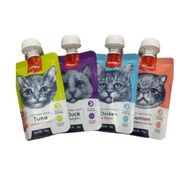Wanpy 4x90 gr Tasty Meat Paste Karışık Sıvı Kedi Ödül Maması