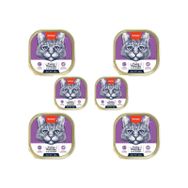 Wanpy 6x40 gr Ton Balıklı ve Karidesli Alutray Kedi Yaş Mama