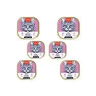 Wanpy 6x40 gr Ton Balıklı ve Somonlu Alutray Kedi Yaş Mama