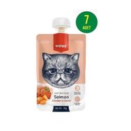 Wanpy 7'li Snacky Stick Kuzu Etli Somonlu Dana Etli Cigerli Wanpy Kedi Ezmesi