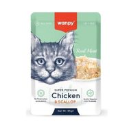 Wanpy 85 gr Pouch Tavuklu Deniz Taraklı Yaş Kedi Maması
