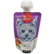 Wanpy 90 gr Taze Ördekli Havuçlu Bezelyeli Et Ezme Sıvı Köpek Maması