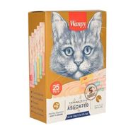 Wanpy Assorted 14 gr 25 Adet Karışık Likit Creamy Kedi Ödülü
