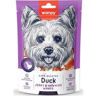 Wanpy Deri Üzerine Ördek Sarılı 100 gr Köpek Ödül Maması