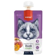 Wanpy Ördekli ve Balkabaklı 90 gr Ezme Kedi Ödülü