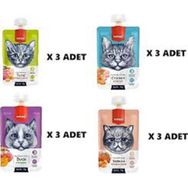 Wanpy Premium 4’lü 3x80 gr Lezzetli Kedi Ödülü Seti
