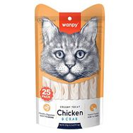 Wanpy Tavuklu Yengeçli Krema 25x14 gr Kedi Ödülü