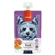 Wanpy Taze Ördekli Bezelyeli ve Havuçlu 90 gr Köpek Et Ezmesi