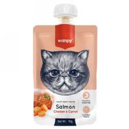 Wanpy Taze Somonlu ve Tavuklu 90 gr 10 Adet Kedi Et Ezmesi