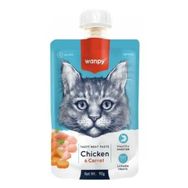 Wanpy Taze Tavuklu ve Havuçlu 90 gr Kedi Et Ezmesi