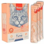 Wanpy Ton Balığı ve Karidesli Sıvı 25x14 gr Kedi Ödül Maması