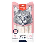 Wanpy Ton Balıklı ve Karidesli 5x14 gr Kedi Ödül Maması