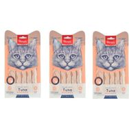 Wanpy Ton ve Somon Balıklı 5x14 gr Kedi 3 Adet Kedi Ödül Maması