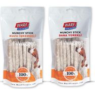 Warf Munchy 400 gr Dana Yürekli + 400 gr Kuzu İşkembeli Stick