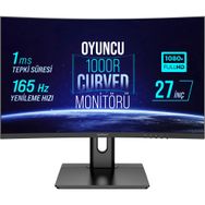 Warp WRP27-165-B 27 inç 165Hz 1ms Curved Oyuncu Monitörü
