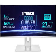 Warp WRP27-165-W 27 inç 165Hz 1ms Beyaz Curved Oyuncu Monitörü