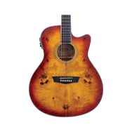 Washburn Deep Forest Burl Ace Amber Fade Elektro Akustik Gitar
