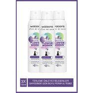 Watsons Invisible Flower 3x150 ml Kadın Sprey Deodorant
