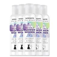 Watsons Invisible Flower 5x150 ml Kadın Sprey Deodorant