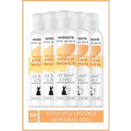 Watsons Invisible Fresh 5x150 ml Kadın Sprey Deodorant
