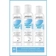 Watsons Invisible Fresh Men 3x150 ml Sprey Deodorant