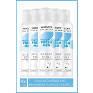Watsons Invisible Fresh Men 5x150 ml Sprey Deodorant