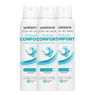 Watsons Ocean Comfort 3x150 ML Sprey Deodorant