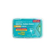 Watsons Round Thread Dental Floss 50 Adet Picks Mint Seti