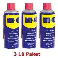 WD40 400 ml 3 Adet Çok Amaçlı Pas Sökücü