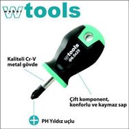 Weber Tools Yıldız Uçlu Ph1 X 25 Mm Topaç Tornavida