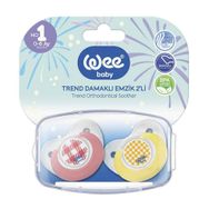 Wee Baby 154 2 li 0-6 Ay Trend Damaklı Emzik
