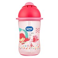 Wee Baby 171 380 ml Kırmızı Pipetli Bardak