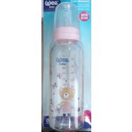 Wee Baby 250 ml 876 0-6 Ay Pembe Klasik Cam Biberon