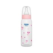 Wee Baby 250 ml Pembe Klasik Tavşan Desenli PP Biberon