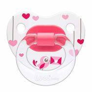 Wee Baby 6-18 Ay Damaklı Emzik Pembe
