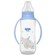 Wee Baby 6-18 Ay Kulplu PP Biberon 270 Ml - Mavi