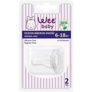Wee Baby 6-18 Ay Silikon Yedek Biberon Emziği