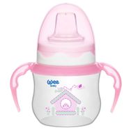 Wee Baby 753 125 ml Pembe Damla Akıtmayan Kulplu Bardak