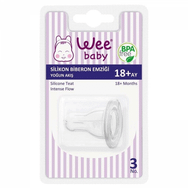 Wee Baby 822 No:3 Yuvarlak Uçlu Biberon Emziği